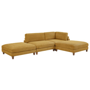 Trask 133 symmetrical modular shop sectional with ottoman